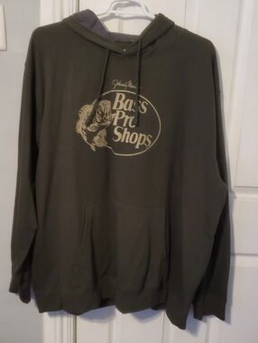 Bass Pro Shops Olive Logo Pullover Hoodie - Men's